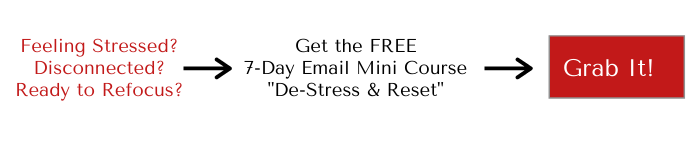 De-Stress and Reset Course